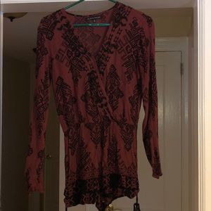 Maroon romper